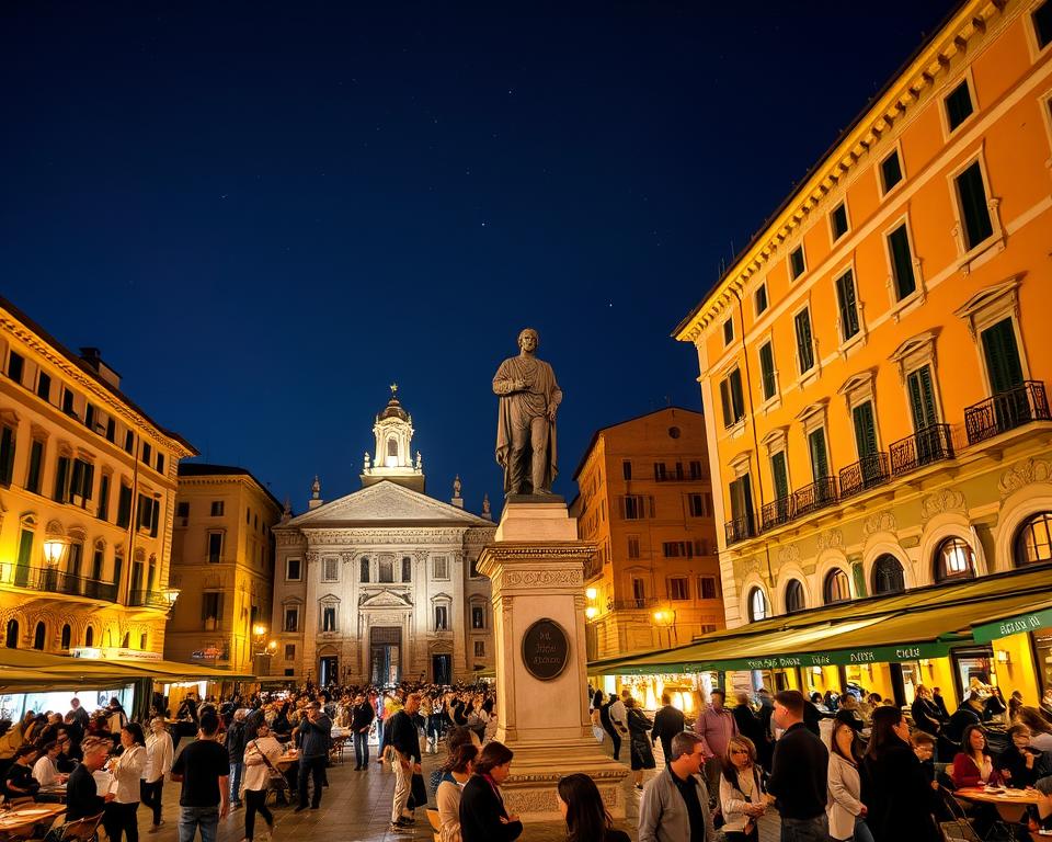 Campo de’ Fiori, nocne życie Rzym, bary Rzym