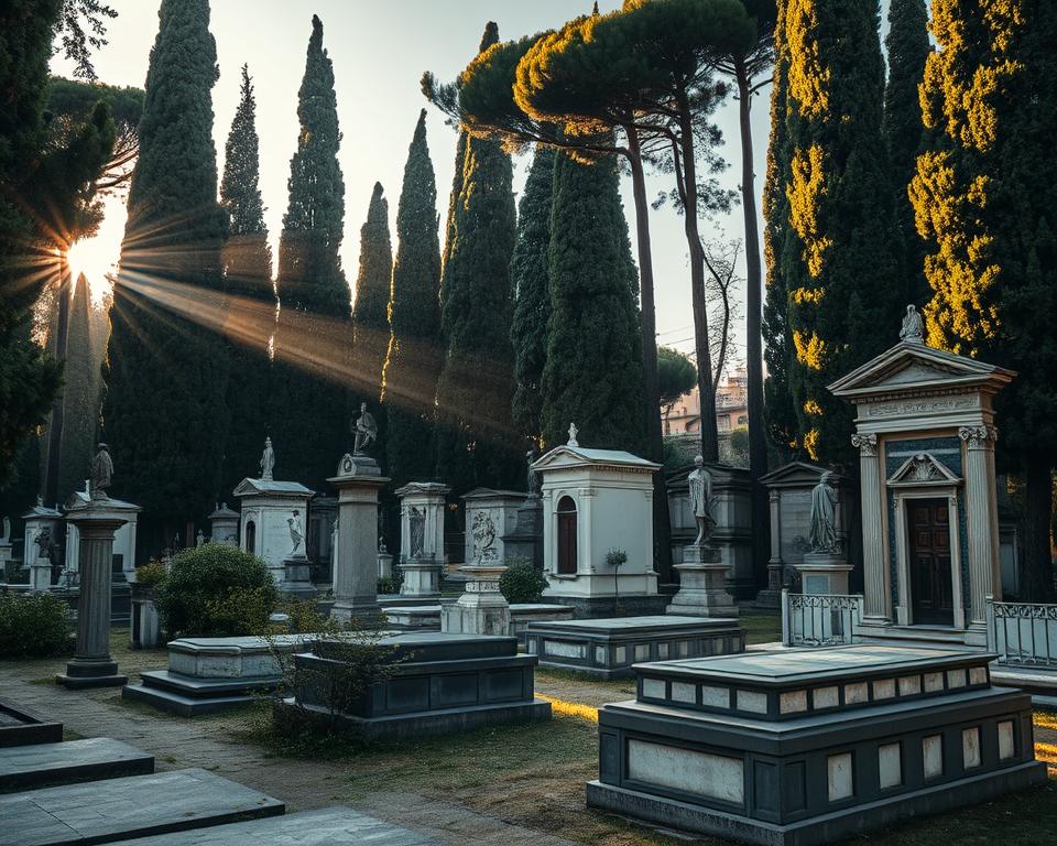 Cimitero Acattolico, Cimitero del Verano, Campo Verano,