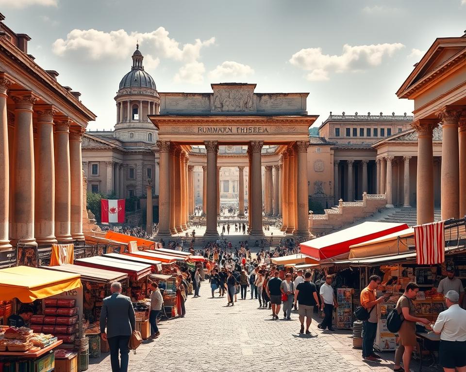 Forum Romanum, Forum Boarium, Forum Holitorium,