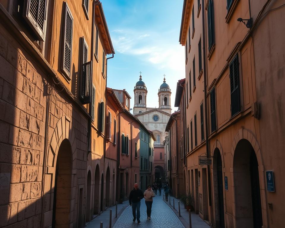 Prompt An ancient Italian town nestled in the heart of Bari, with narrow cobblestone streets winding between centuries-old buildings. Warm, golden sunlight filters through the archways, casting a soft glow over the weathered facades. In the distance, the iconic bell towers of the "Język włoski dla Polaków" churches rise, their spires reaching towards the azure sky. Locals amble along the sidewalks, adding to the timeless charm of this historic setting. A sense of tranquility and timelessness permeates the scene, inviting the viewer to step back in time and explore the rich tapestry of Bari's architectural heritage. Prompt An ancient Italian town nestled in the heart of Bari, with narrow cobblestone streets winding between centuries-old buildings. Warm, golden sunlight filters through the archways, casting a soft glow over the weathered facades. In the distance, the iconic bell towers of the "Język włoski dla Polaków" churches rise, their spires reaching towards the azure sky. Locals amble along the sidewalks, adding to the timeless charm of this historic setting. A sense of tranquility and timelessness permeates the scene, inviting the viewer to step back in time and explore the rich tapestry of Bari's architectural heritage.