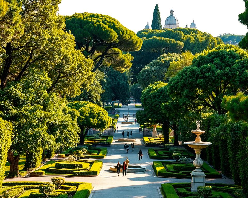 Villa Borghese, Villa Doria Pamphili, Villa Ada,