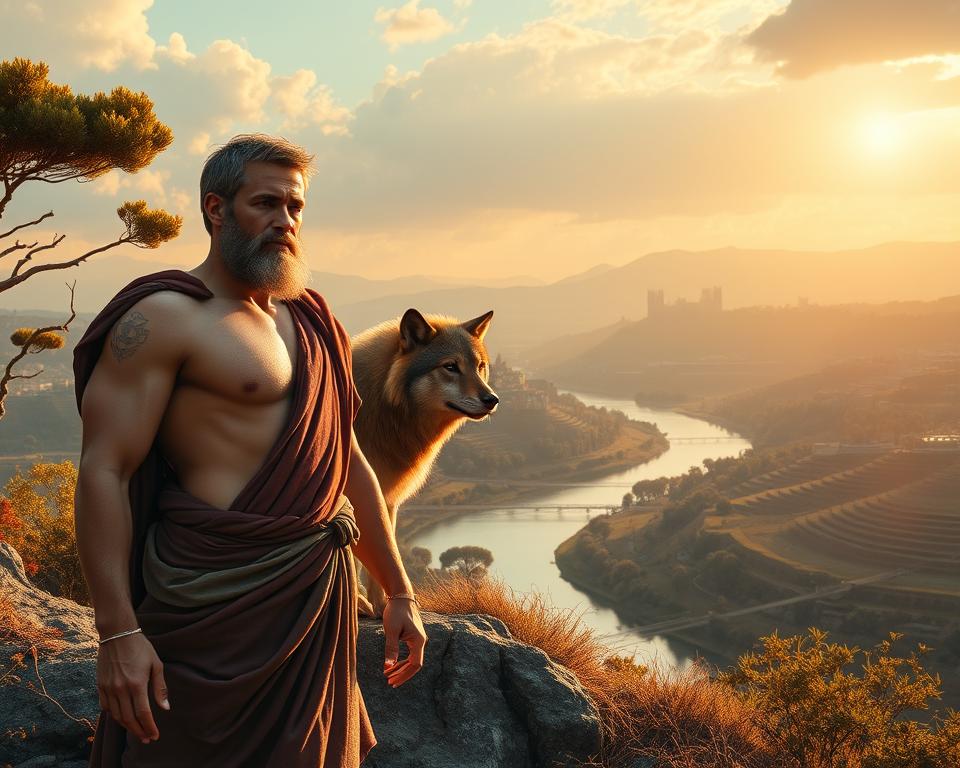 legenda Romulusa, Romulus i Remus, wilczyca Kapitolińska,