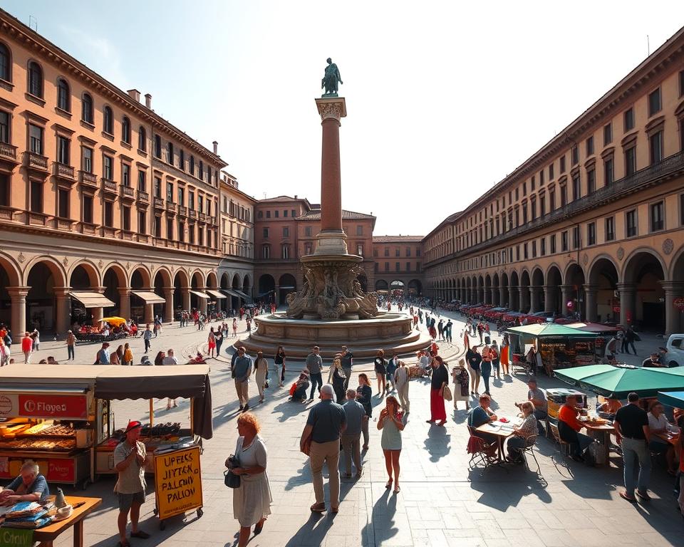 place Bolonia, Piazza Maggiore, centrum Bolonii, atrakcje Bolonia