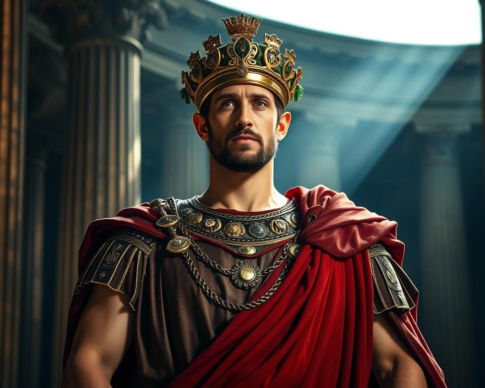 Juliusz Cezar, August, Trajan, Hadrian, Marek Aureliusz, Dioklecjan,