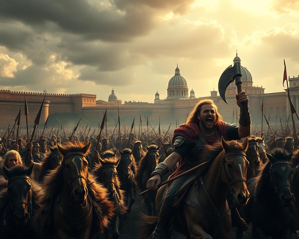 ajazd Galów na Rzym, najazd Wizygotów 410, najazd Wandalów